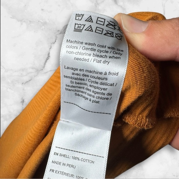 Untuckit Branham 41347 Reg Fit Orange Textured LS Mens Size Large‎ - Picture 7 of 9